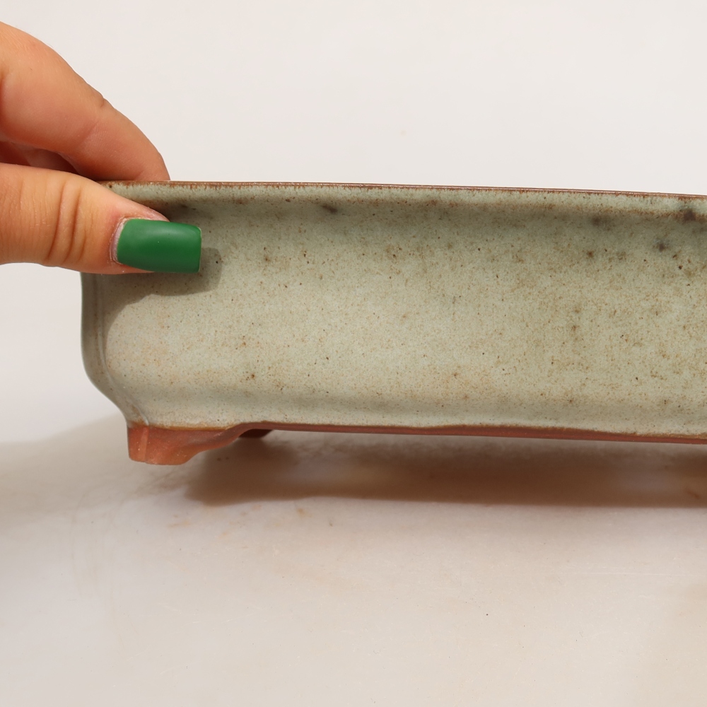 Kerámia tál  24 x 17 x 6 cm, bézs színű