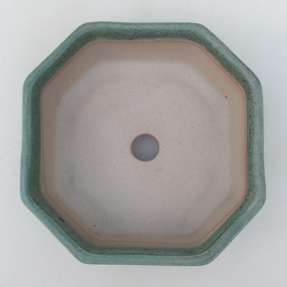 Bonsai tál H13 - 12,5 x 12,5 x 4,5 cm. - zöld