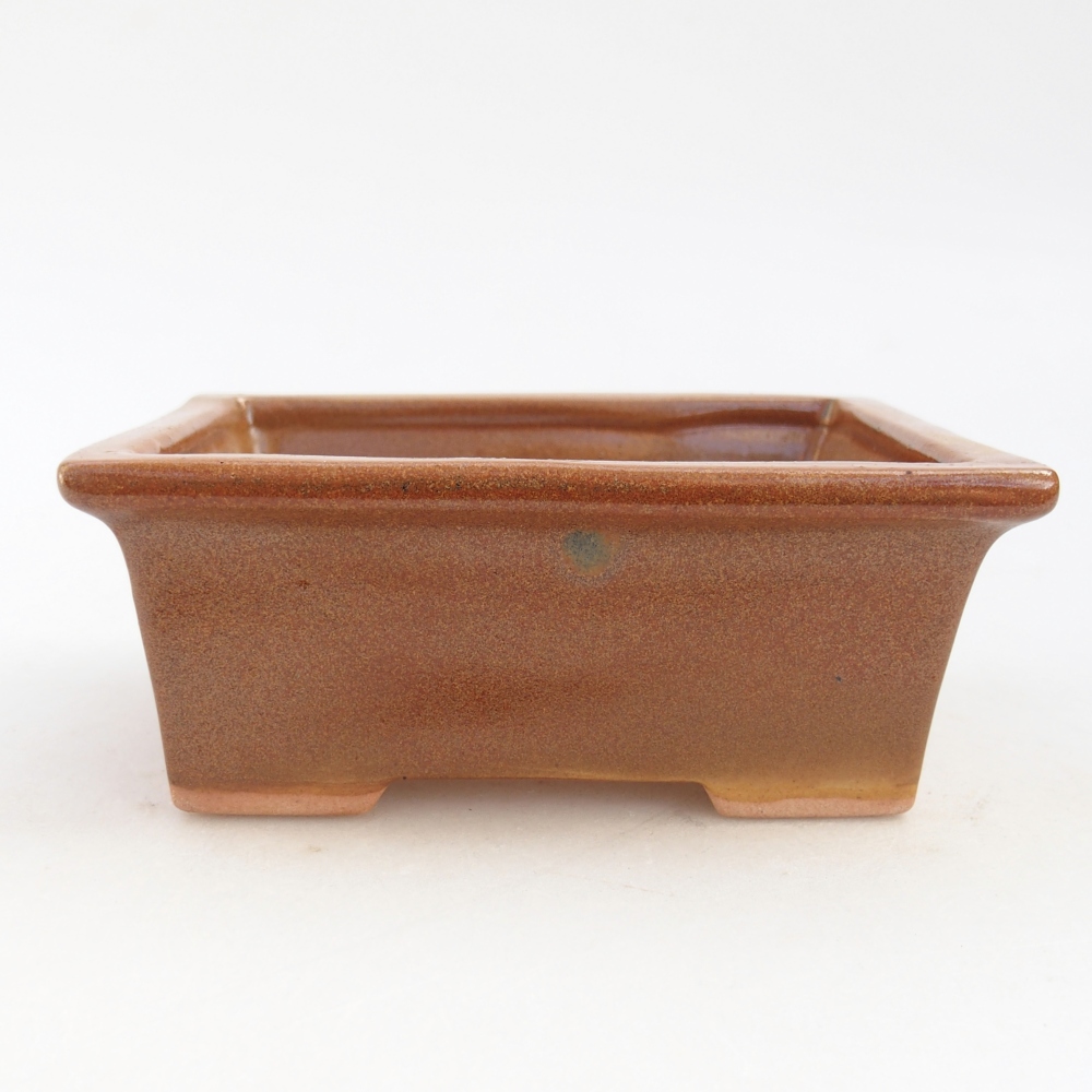kerámia bonsai tál 11,5 x 9 x 4,5 cm, barna