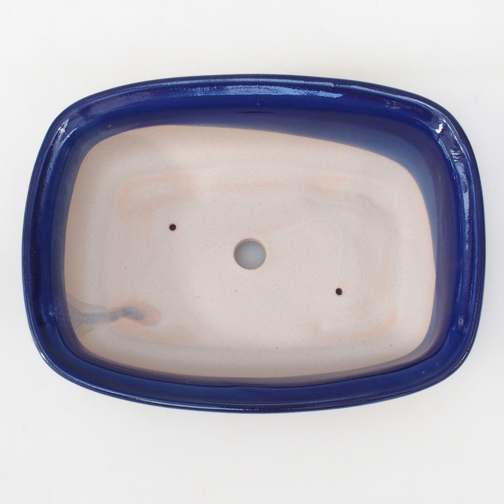 Bonsai tál H09 - 30 x 23 x 7,5 cm. - kék