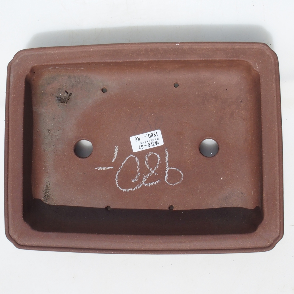 Bonsai tálka 34 x 25,5 x 6 cm - barna
