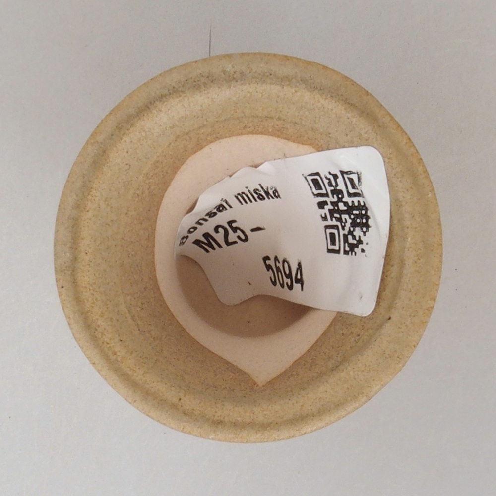 Mini bonsai tál 4 x 4 x 4 cm, barna