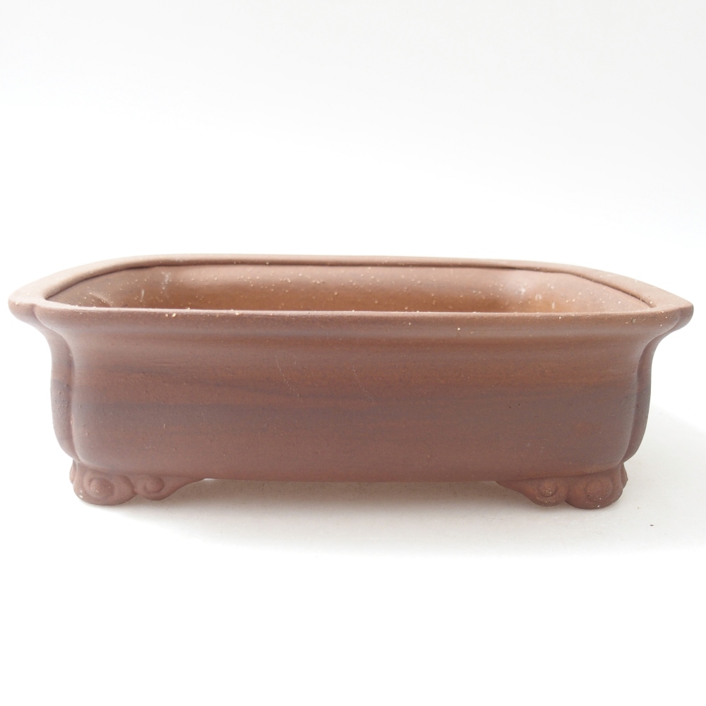 kerámia bonsai tál 19,5 x 17 x 5,5 cm, barna
