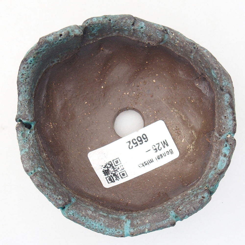 Kerámia kagyló 9 x 9 x 5 cm , kék színű