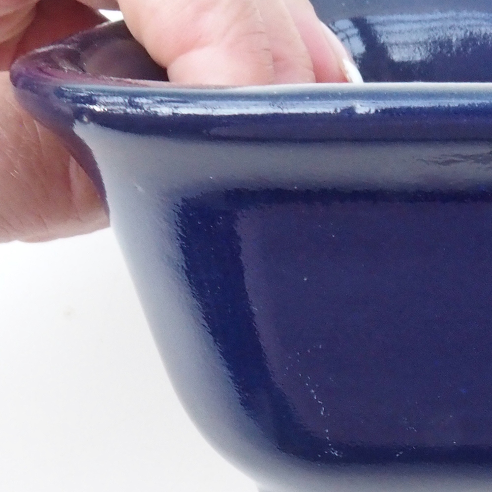 Bonsai tál H38 - 12 x 10 x 5,5 cm. - kék