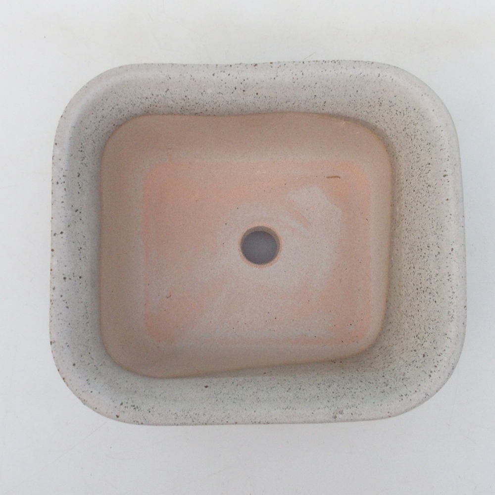 Bonsai tál H38 - 12 x 10 x 5,5 cm. - bézs színű