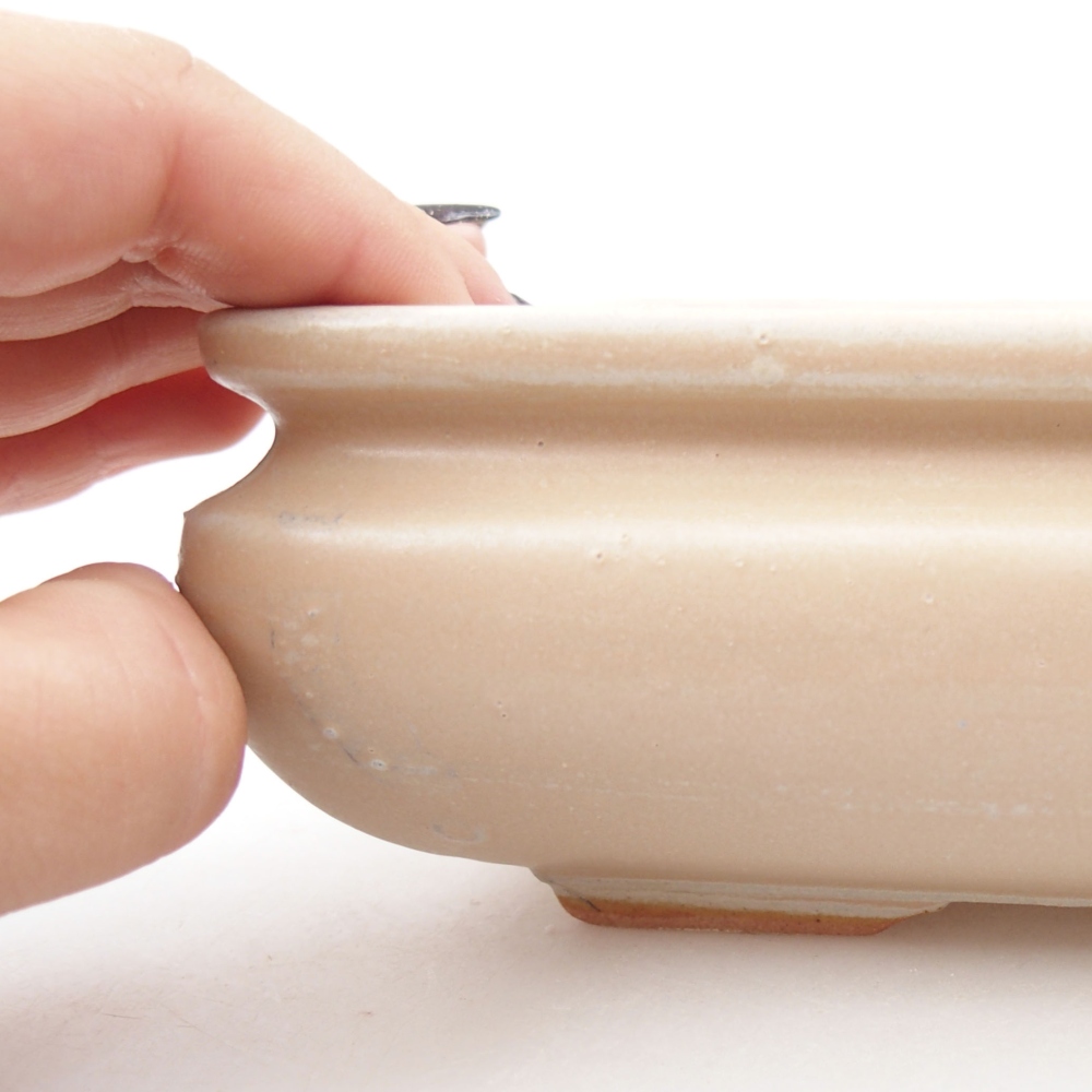 kerámia bonsai tál 22 x 17 x 5 cm, zöld