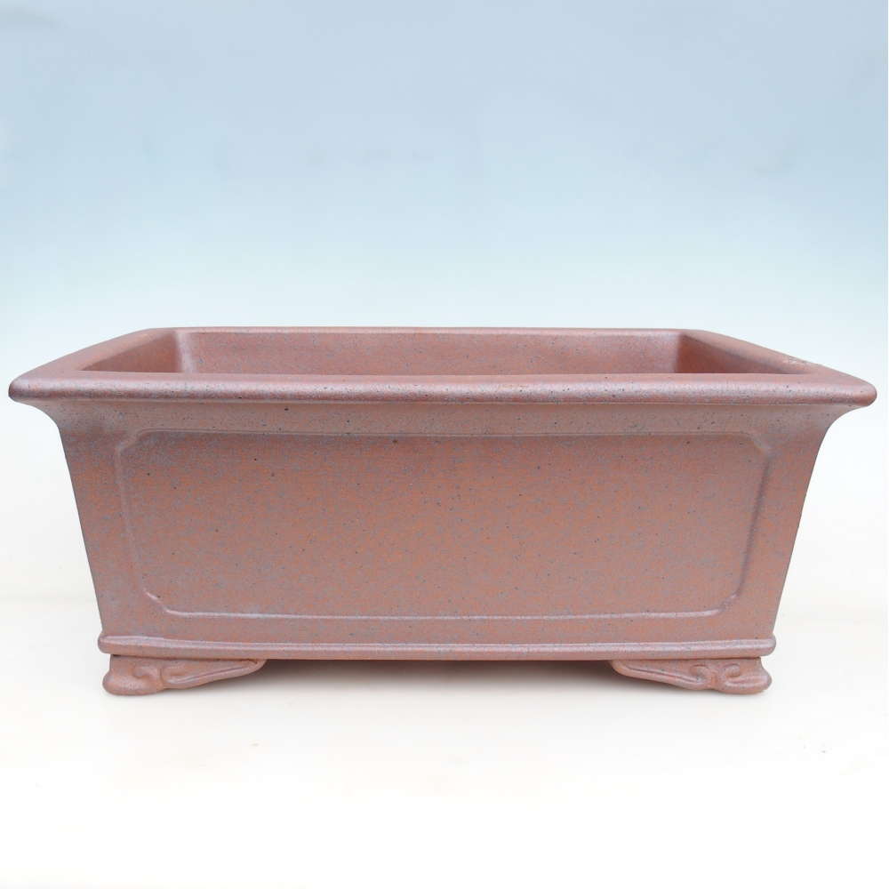 kerámia bonsai tál 51 x 38 x 21 cm , fém színű - CSAK SZEMÉLYES ELSZÁLLÍTÁS vagy raklapos szállítás