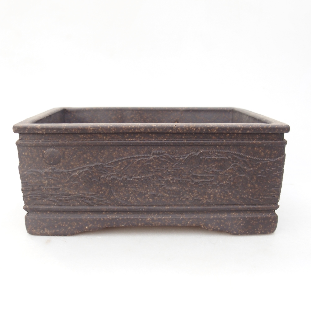 Tál 16 x 11,5 x 6,5 cm barna színben