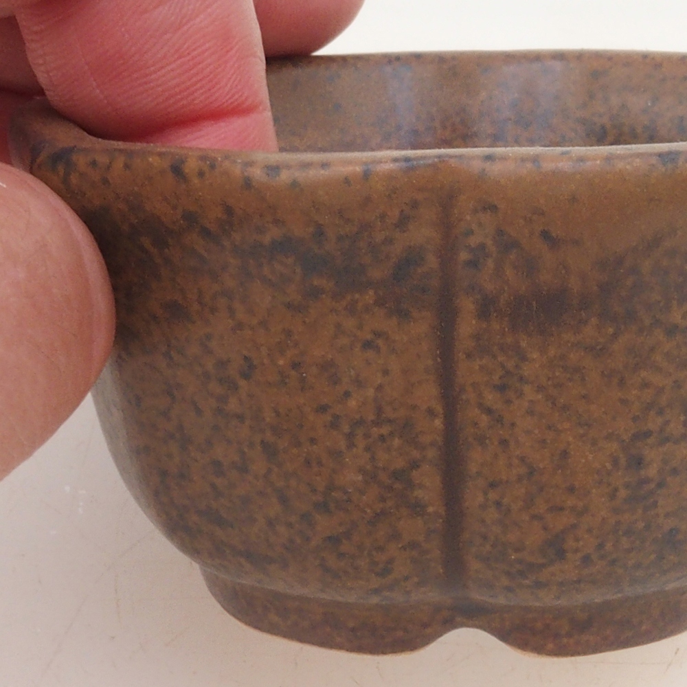 Bonsai tál H95 - 7,5 x 7,5 x 4 cm - barna