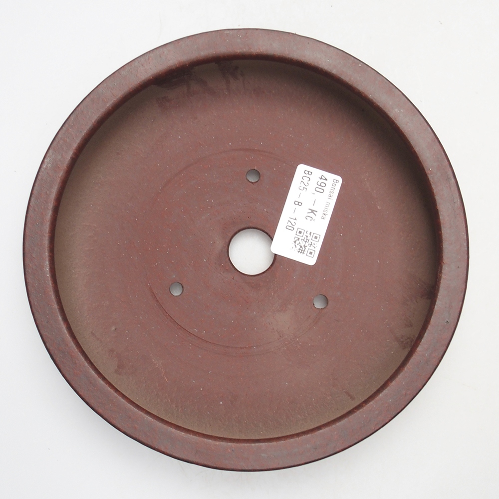 Tál 18 x 18 x 4 cm barna-piros