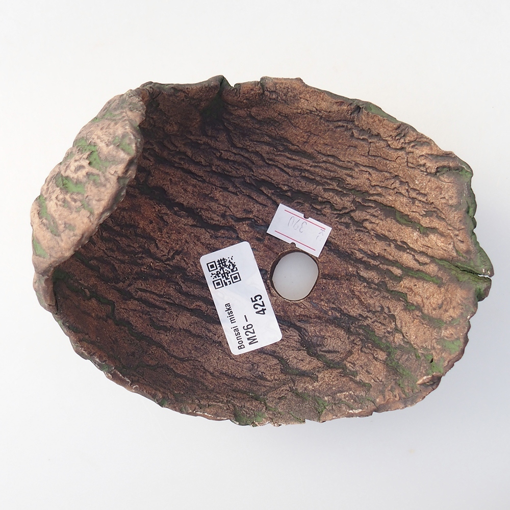 Kerámia kagyló 13 x 12 x 12,5 cm , zöld színű