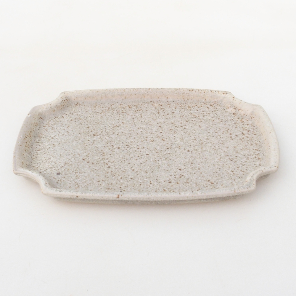 Kerámia tál H03 - 17 x 12,5 x 1 cm - bézs színű