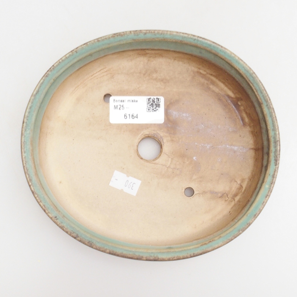 kerámia bonsai tál 10 x 8,5 x 4 cm, barna