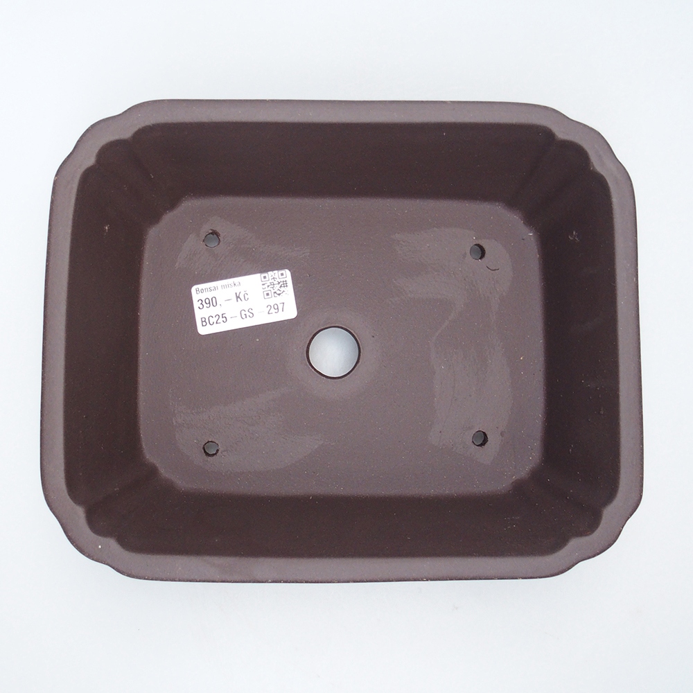 Tál 21 x 18 x 6,5 cm barna színben