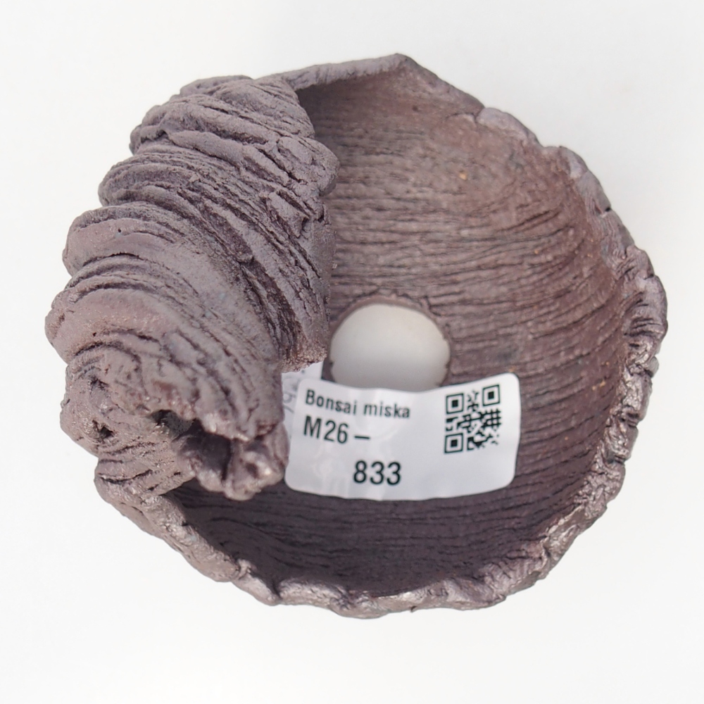 Kerámia kagyló 7,5 x 8 x 12,5 cm , fémes színű