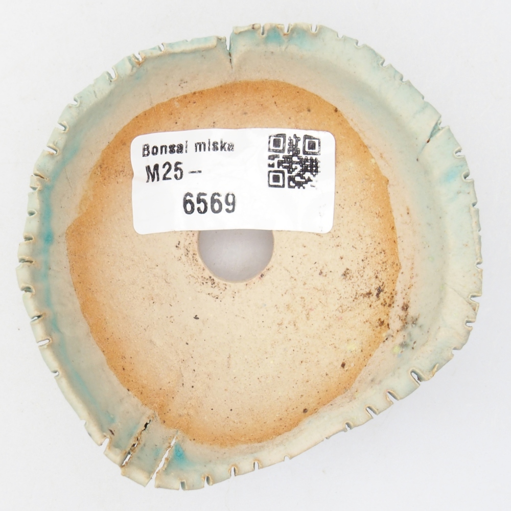 Kerámia kagyló 7,5 x 8 x 4 cm , kék színű