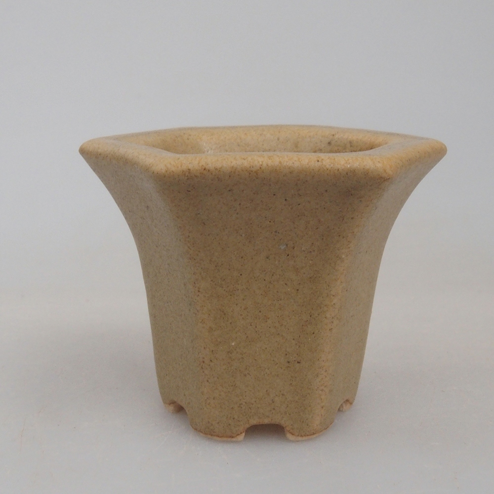 Mini bonsai tál 4 x 3,5 x 3 cm, barna