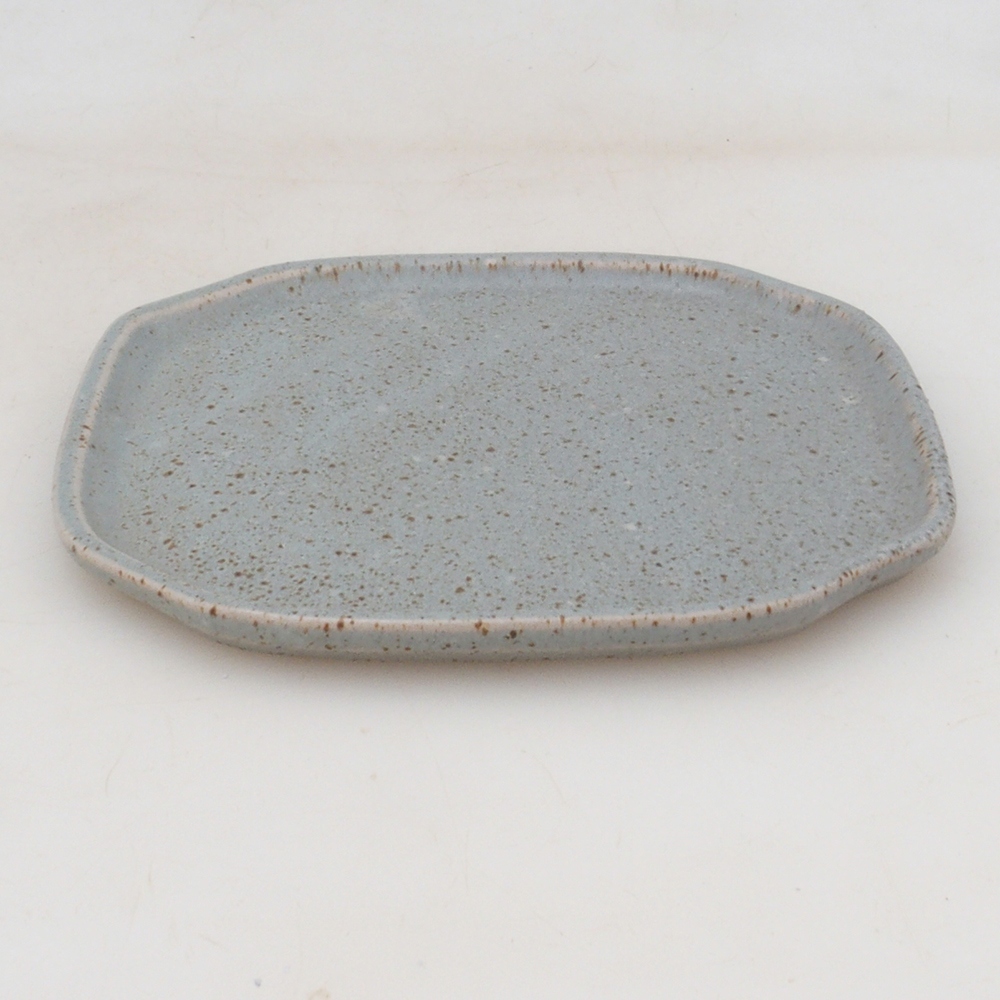 Kerámia tál H32 - 13 x 11 x 1 cm - bézs színű