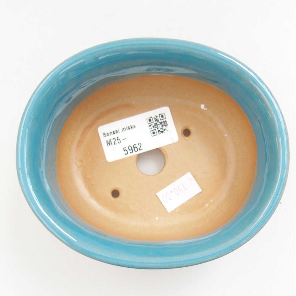 kerámia bonsai tál 22 x 17 x 5 cm, zöld