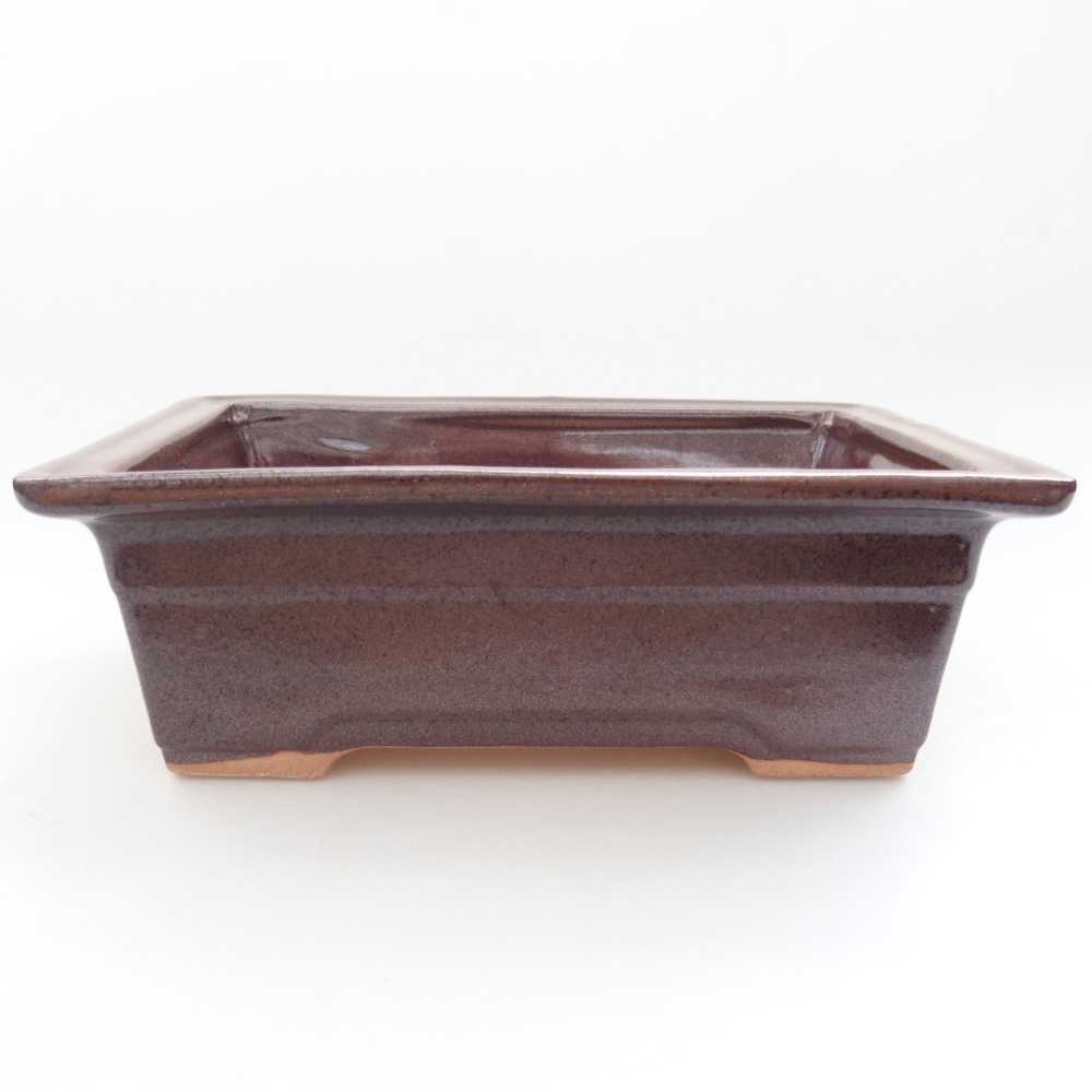 kerámia bonsai tál 22 x 17 x 5 cm, zöld