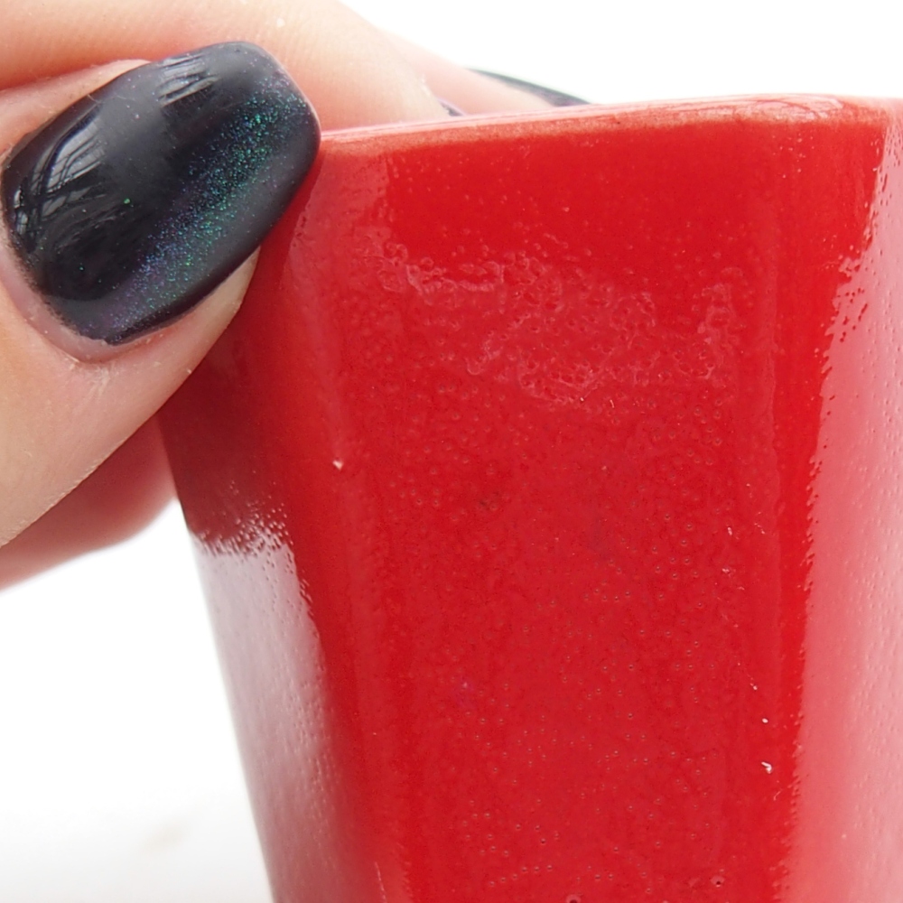 Mini bonsai tál 5,5 x 5 x 5 cm, piros színben