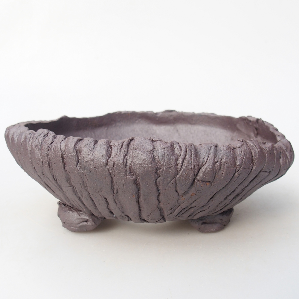 Kerámia bonsai tál 16,5 x 16,5 x 6,5 cm, fém színben