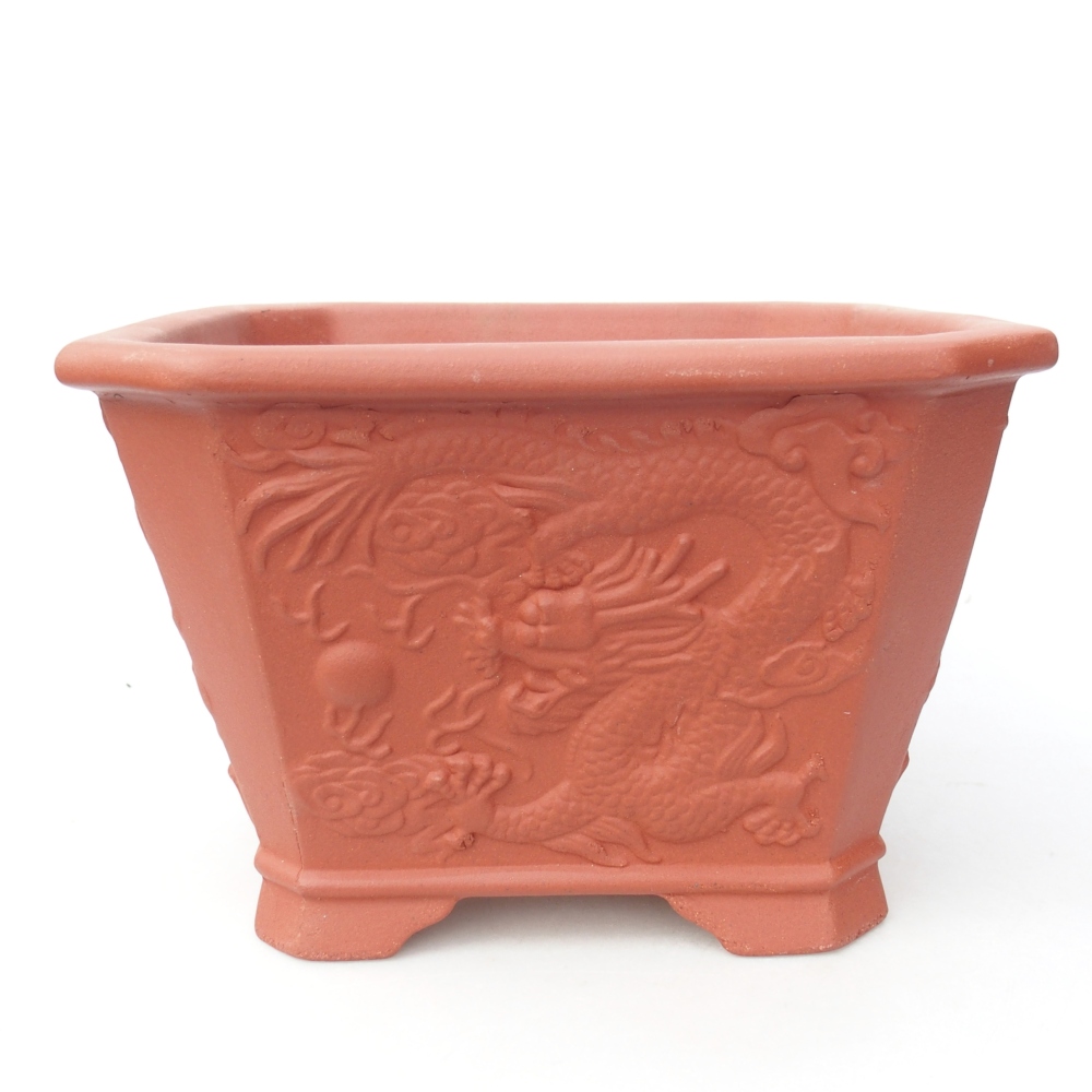 Tál 21 x 21 x 14 cm tégla színű