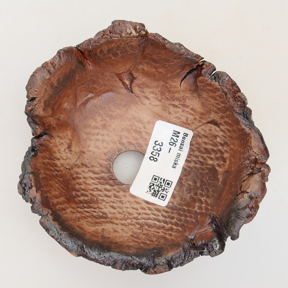 Kerámia tojáshéj  10,5 x 10,5 x 6 cm, barna színű