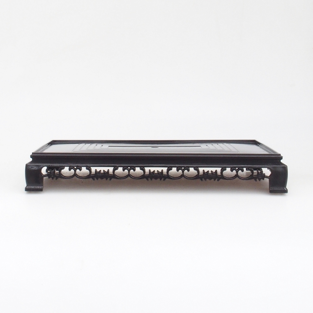 Bonsai asztal műanyag téglalap 27 x 17,5 x 4 cm, fekete