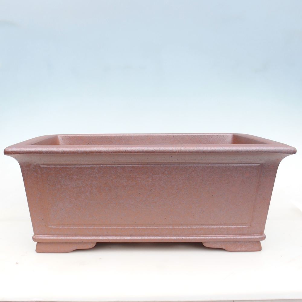 kerámia bonsai tál 51 x 37,5 x 20 cm , fém színű - CSAK SZEMÉLYES ELSZÁLLÍTÁS vagy raklapos szállítás