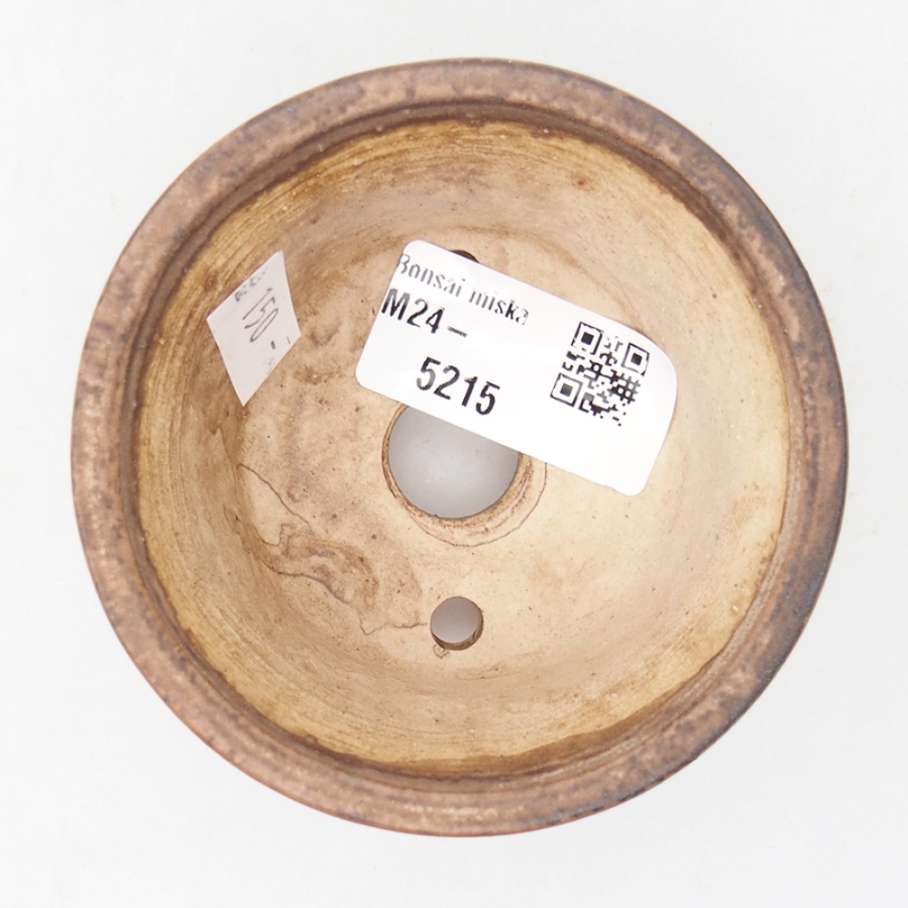 kerámia bonsai tál 9 x 9 x 3,5 cm, rózsaszínű