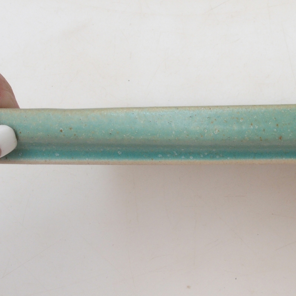 Bonsai csészealj téglalap 22,5 x 17 x 1,5 cm - zöld