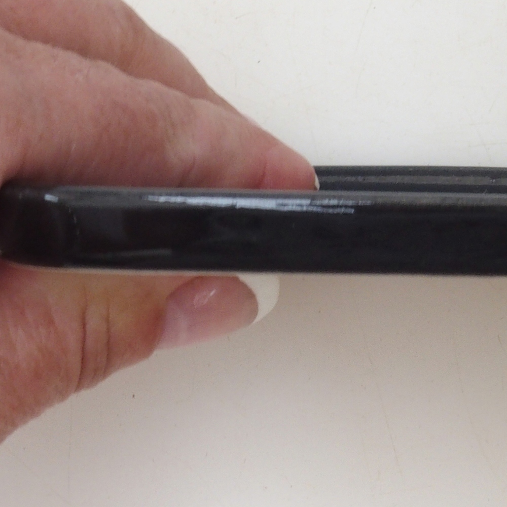 Bonsai csészealj téglalap 12,5 x 10 x 1 cm - fekete