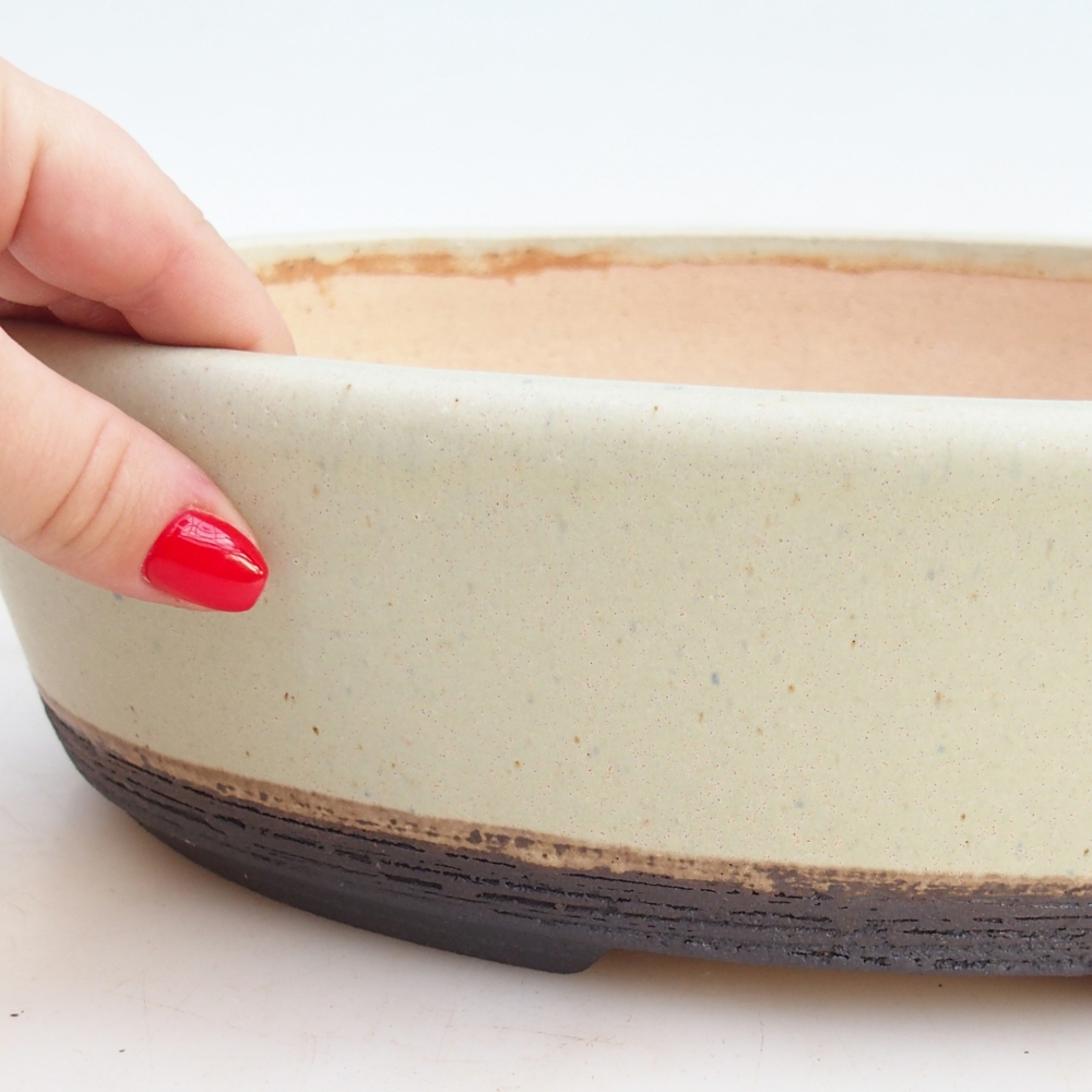 Bonsai tál 33 x 25 x 9 cm , zöld színű