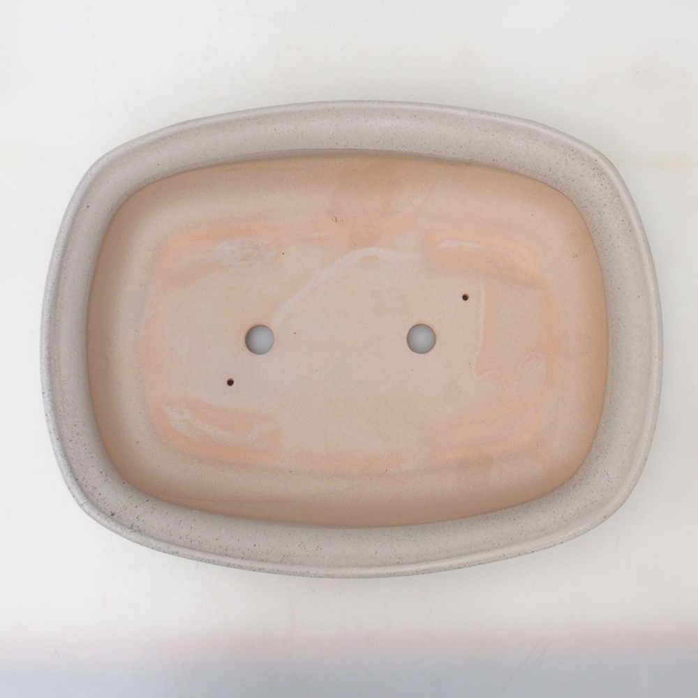 Bonsai tál H10 - 37 x 28 x 9 cm - bézs színű