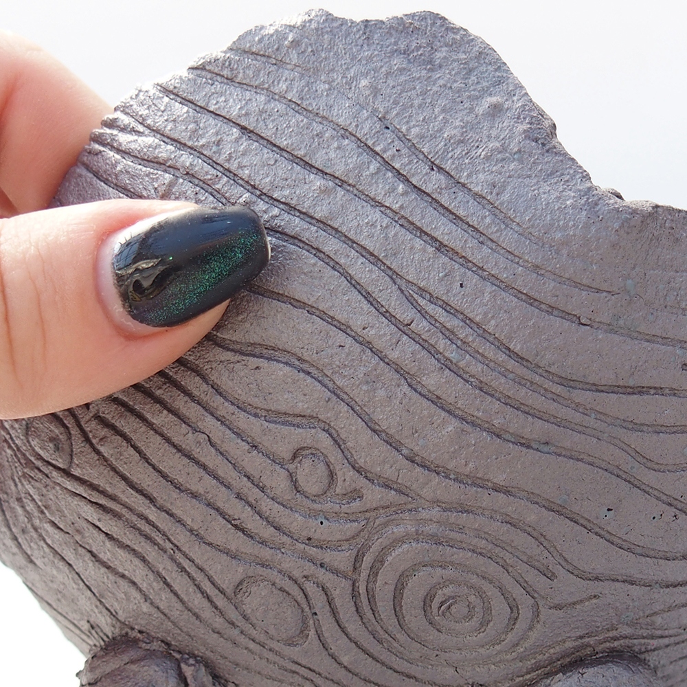 Kerámia kagyló 13,5 x 12,5 x 8,5 cm , metál színű