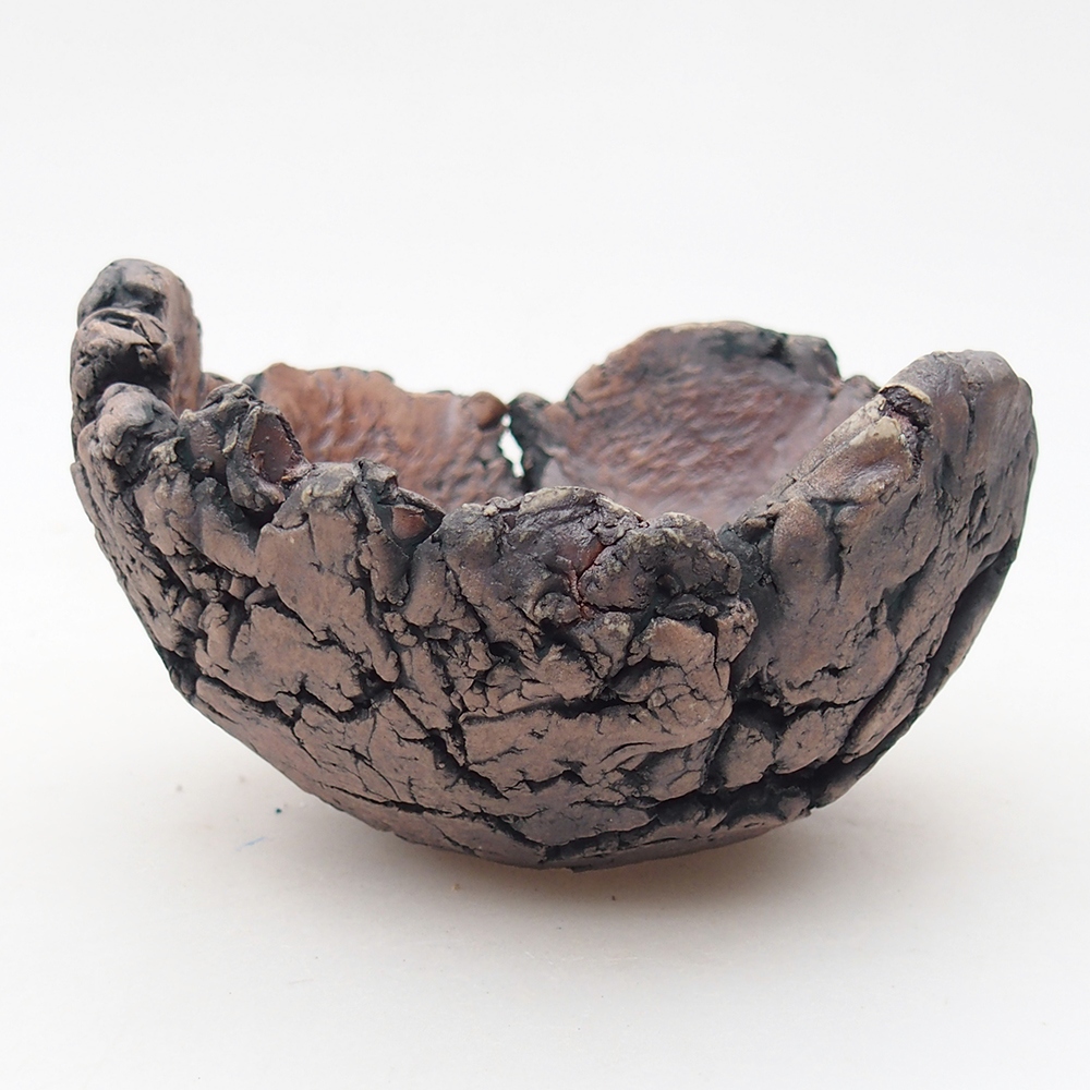 Kerámia kagyló 11 x 10,5 x 7 cm , zöld színű