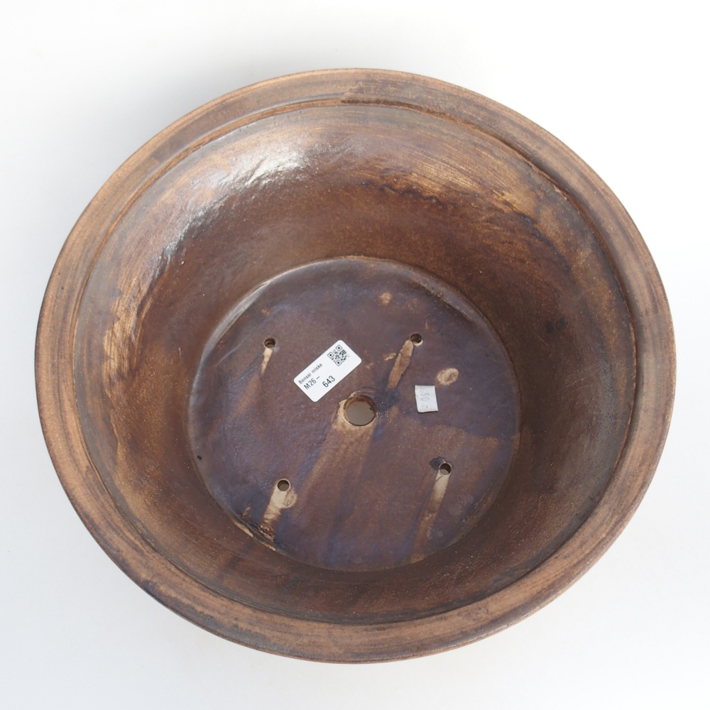 Kerámia bonsai tál 31,5 x 31,5 x 14 cm, rózsaszínű