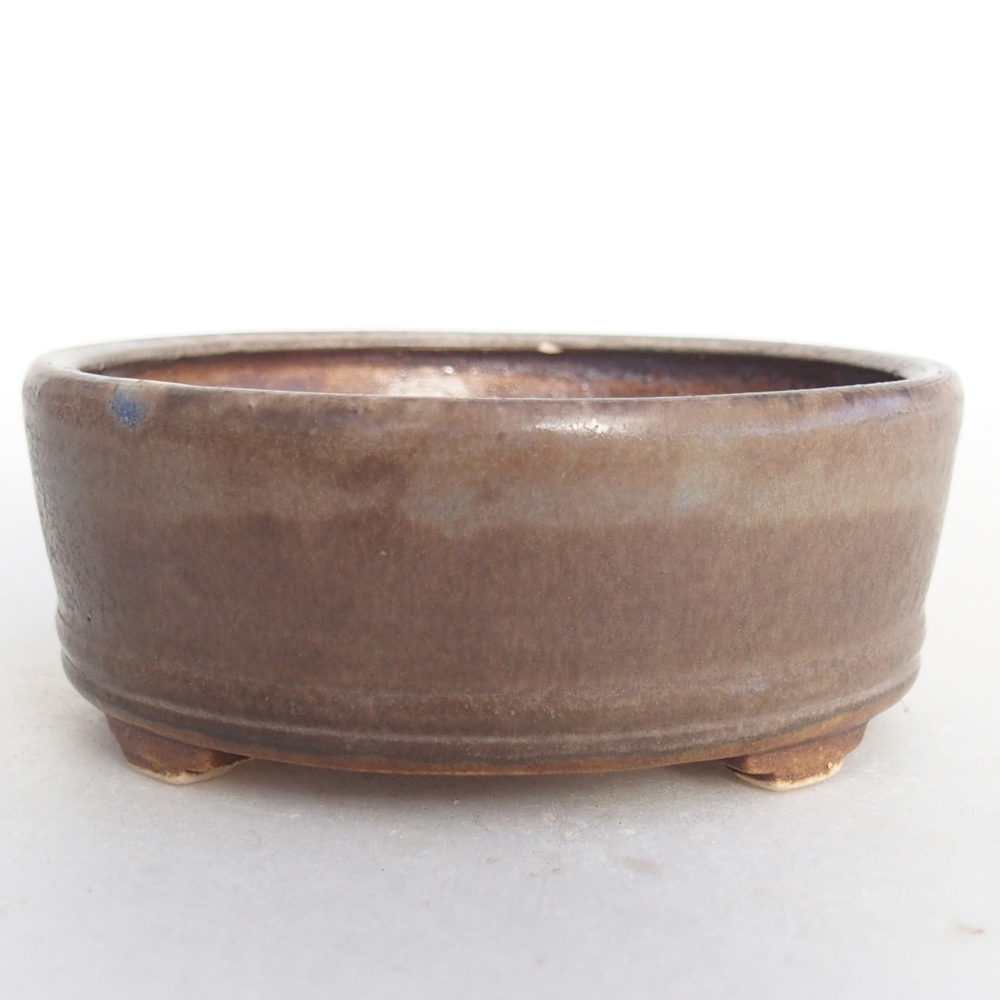 kerámia bonsai tál 9 x 9 x 3,5 cm, kék színben