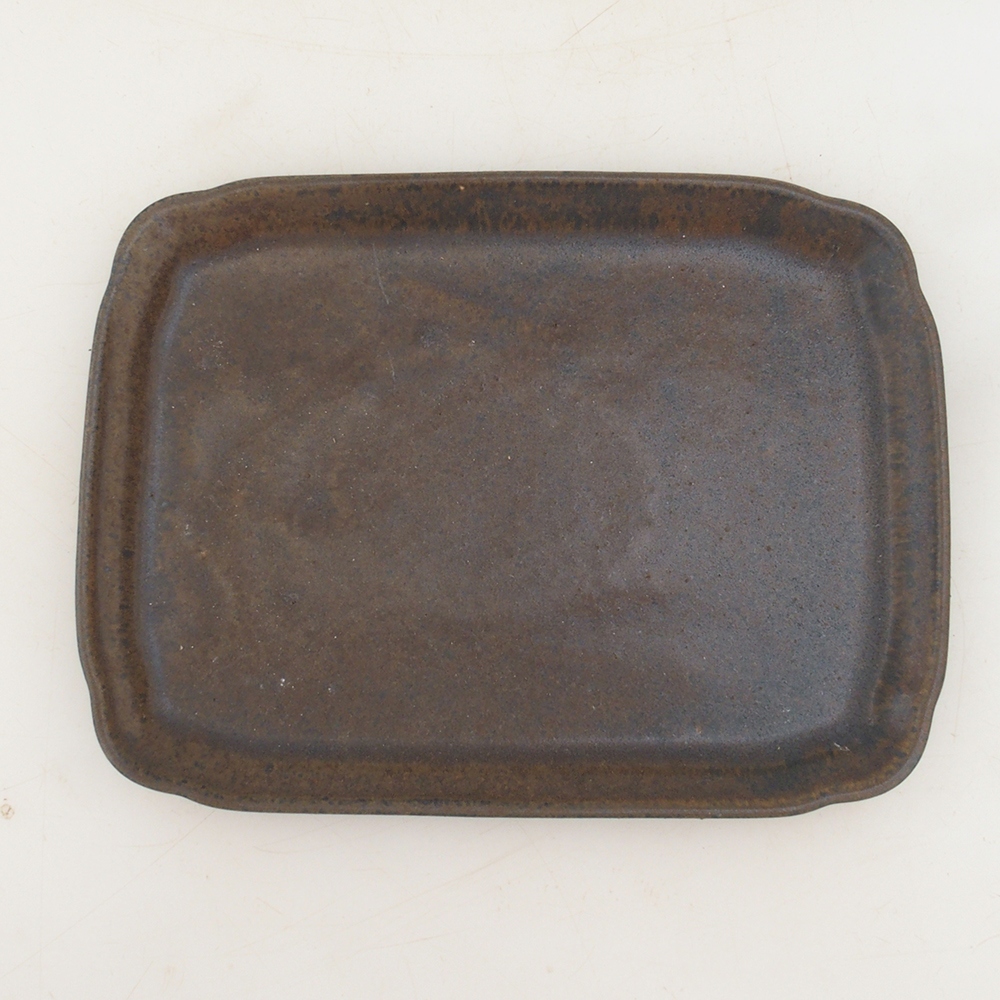 Kerámia tál H50 - 18 x 13 x 1 cm - barna