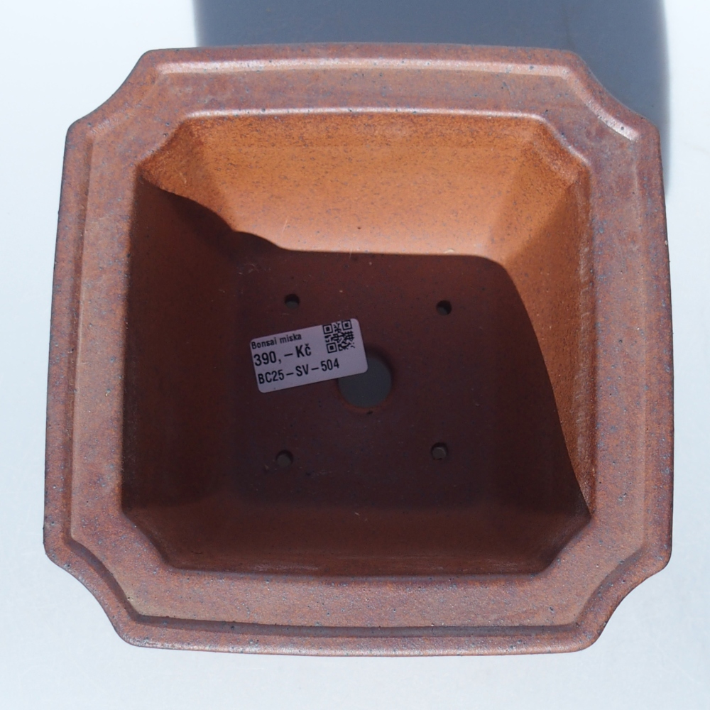 Tál 18 x 18 x 11,5 cm barna színű