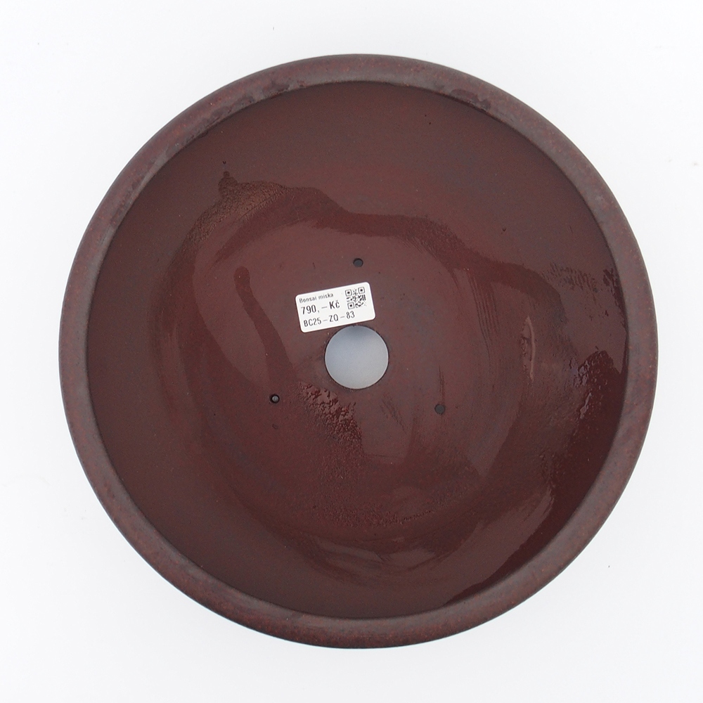 Tál 29 x 29 x 9,5 cm barna-piros