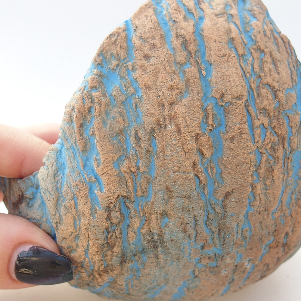 Kerámia kagyló 10 x 10 x 12 cm , sárga