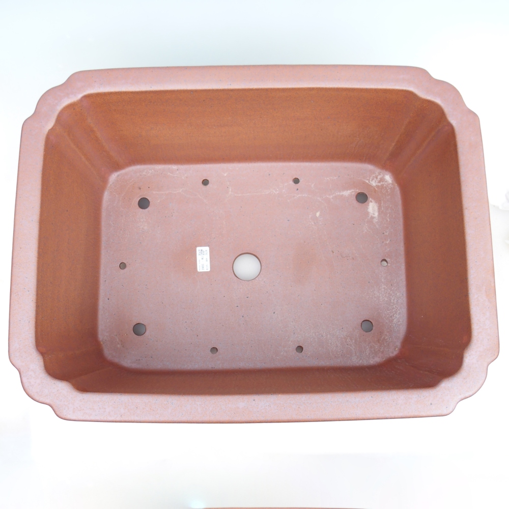 kerámia bonsai tál 61,5 x 47,5 x 26 cm , fém színű - CSAK SZEMÉLYES ELSZÁLLÍTÁS vagy raklapos szállítás