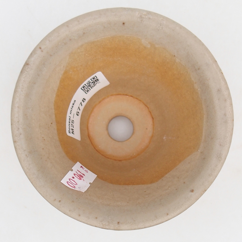 kerámia bonsai tál 10,5 x 10,5 x 7 cm, szürke