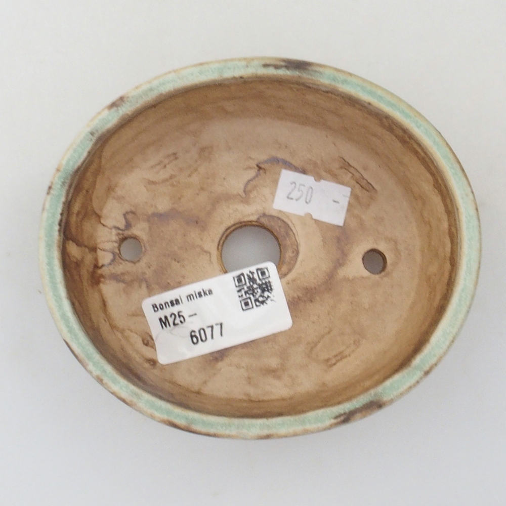 kerámia bonsai tál 10 x 8,5 x 4 cm, barna