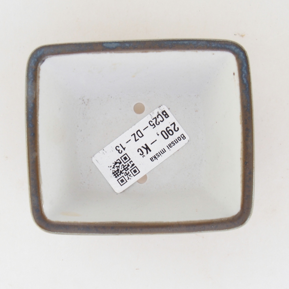 Mini bonsai tál 8,5 x 7,5 x 4 cm, zöld