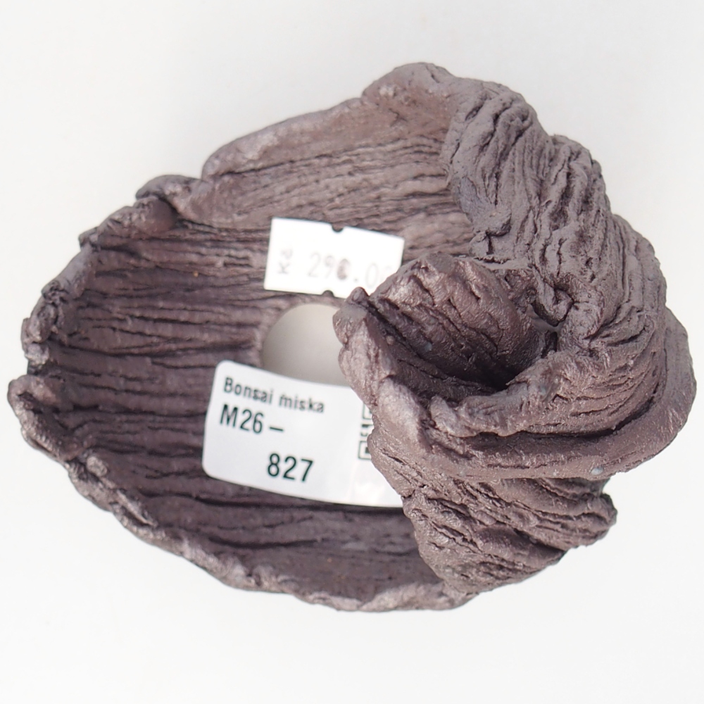 Kerámia kagyló 9 x 7,5 x 13 cm , metál színű