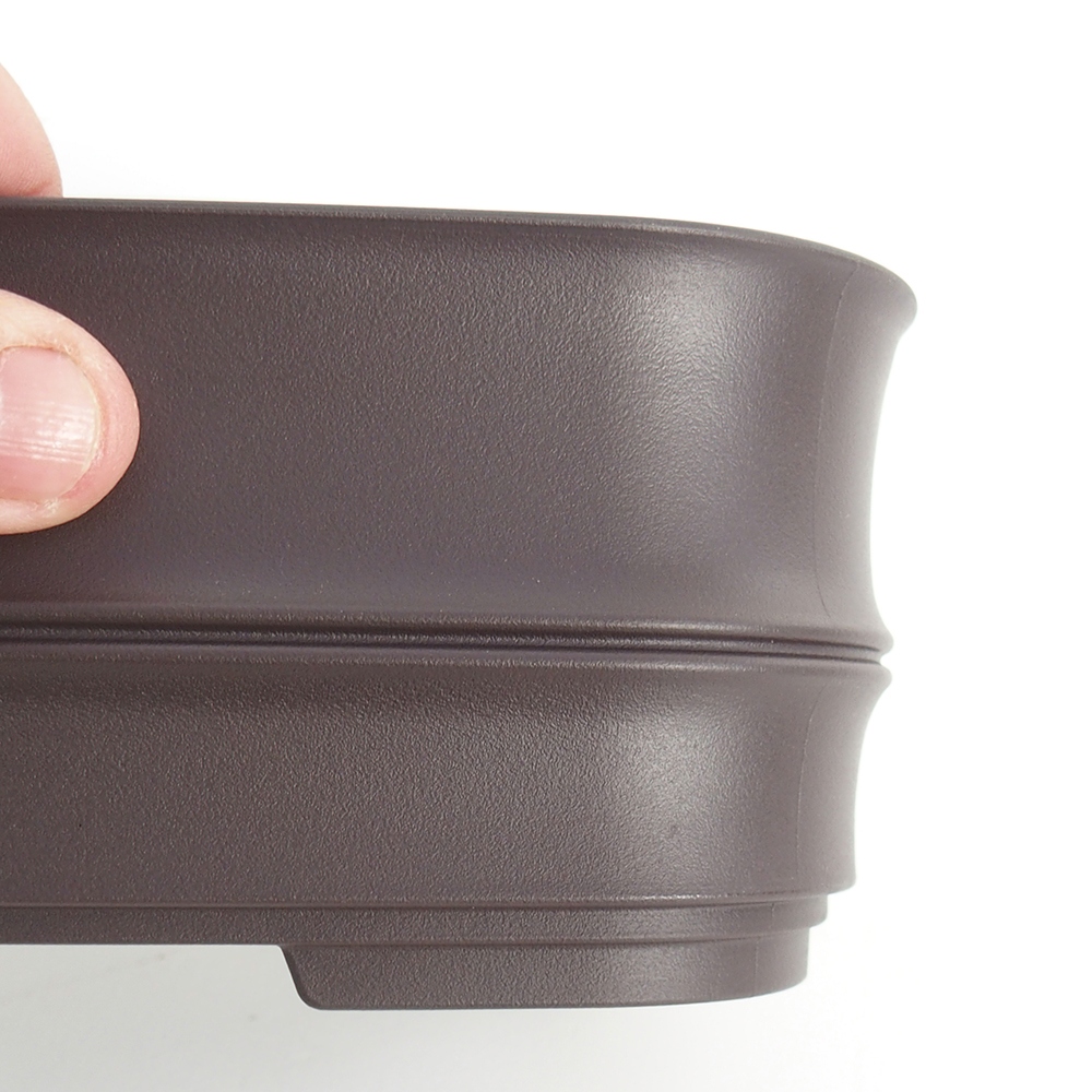 Műanyag tál MP-23 - 21 x 15 x 8 cm barna